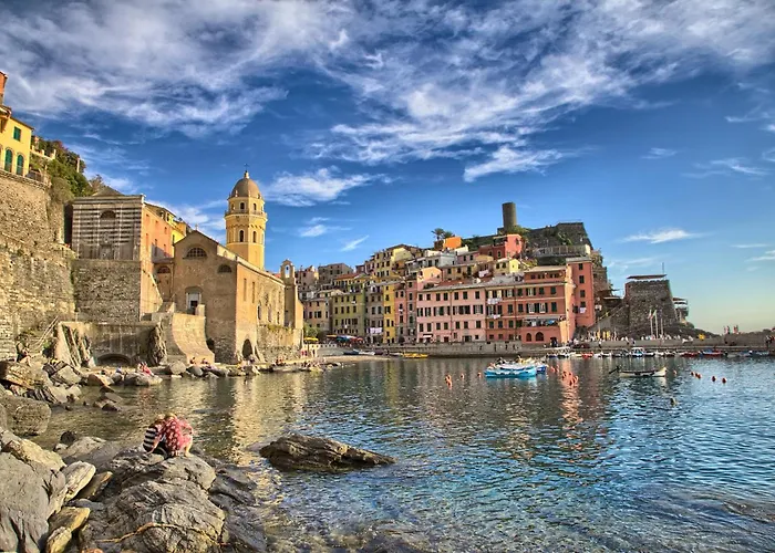 The Main Plaza - & Vernazza